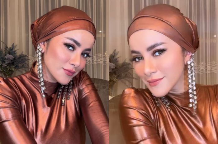 Pakaian Olla Ramlan saat Hadiri Pernikahan Rizky Febian dan Mahalini Jadi Sorotan, Netizen: Kurang Pantas
