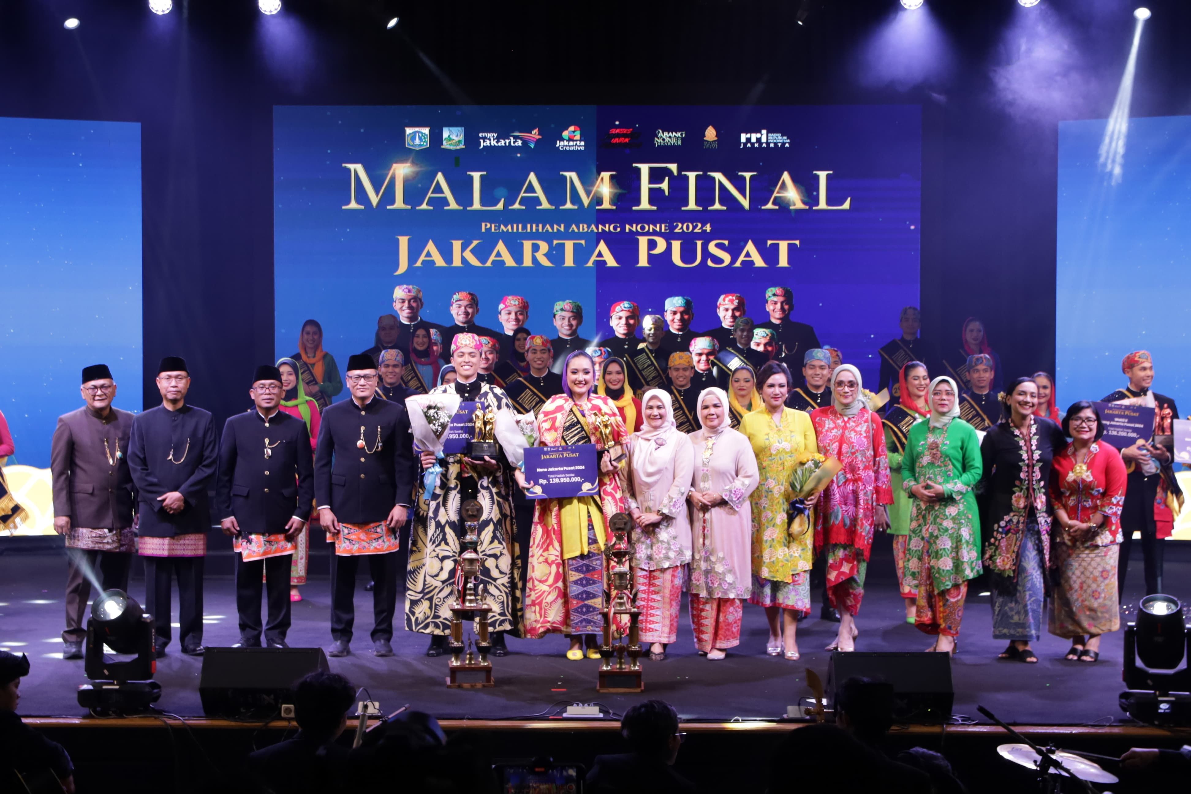 Menang di Malam Penobatan, Ini Dia Deretan Juara Abang dan None Jakarta Pusat 2024