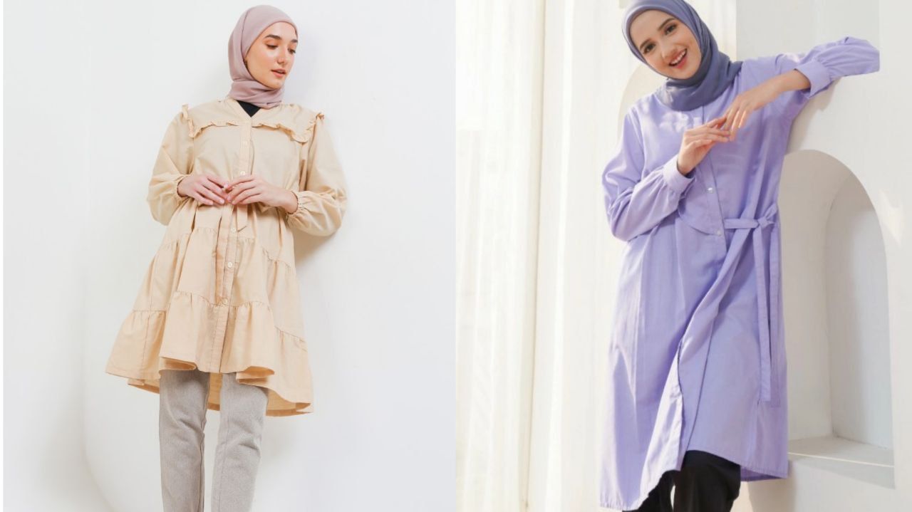 6 Rekomendasi Tunik Polos Warna Netral yang Wajib Kamu Miliki