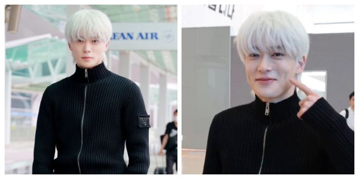 Mirip Back Gojo Satoru, Jaehyun NCT Tampil Memukau dengan Gaya Rambut Putih di  Milan Fashion Week