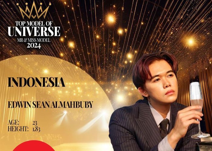 Kisah Edwin Sean, Wakili Indonesia di Kompetisi Model Dunia di Turki