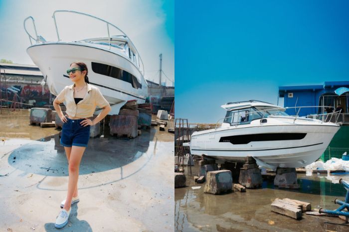 Jadi Simbol Self-Love Elegan, Prilly Latuconsina Pamer Yacht Mewah Hadiah Ulang Tahun ke-28 