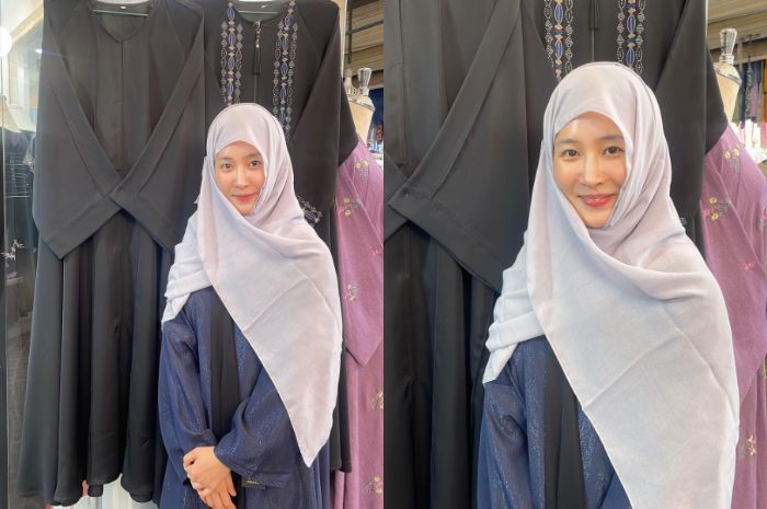 Cantiknya Yuri SNSD Kenakan Hijab saat Perkenalkan Produk Korea di Saudi Arabia