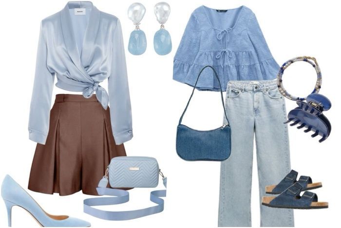 Inspirasi Kombinasi Outfit Warna Coastal Blue yang Cocok untuk Liburan ke Pantai