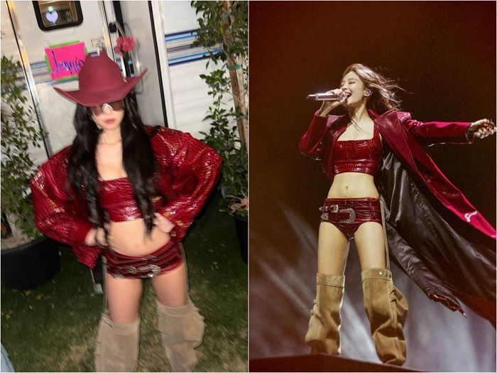 Jennie BLACKPINK Tampil Glamor Pakai Busana Ala Barat di Panggung Coachella 2025