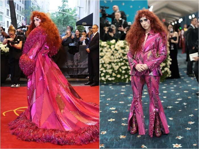 Chappell Roan Curi Perhatian di Met Gala 2025, Tampil Berkilau di Tengah Tema Monokrom