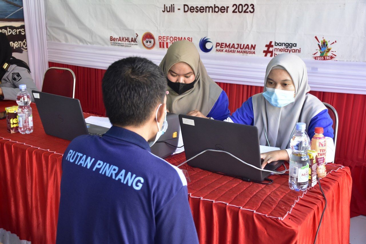 Cegah Penularan Tuberkulosis, 388 Warga Binaan Rutan Pinrang Jalani Pemeriksaan Xray Thorax