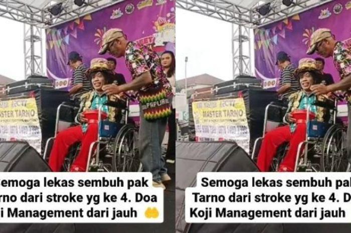 Pilu, Pak Tarno Terpaksa Manggung Pakai Kursi Roda usai Terkena Stroke untuk ke-3 Kalinya