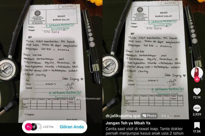Viral Imbauan Tak Beri Teh pada Anak, Begini Tanggapan Ahli Gizi