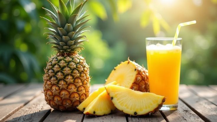 Cara Alami Turunkan Kolesterol dengan Jus Nanas Segar