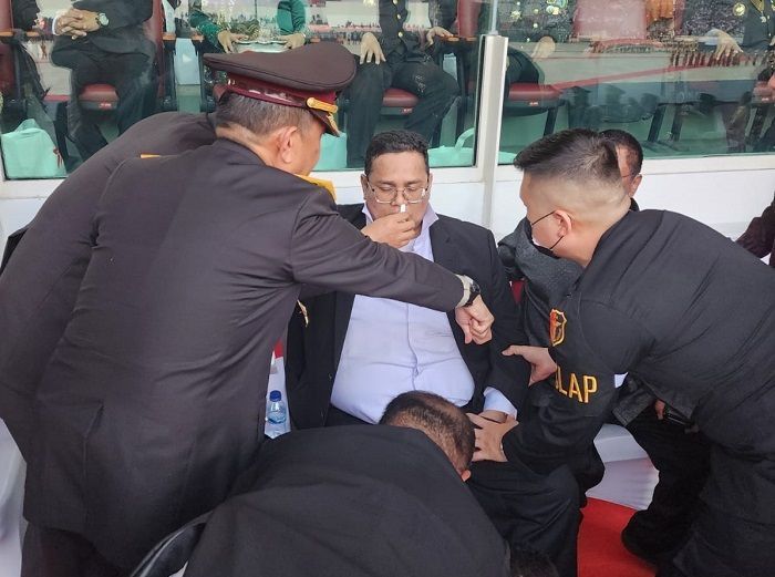 Ketua Bawaslu Rahmat Bagja Pingsan Saat Hadiri HUT Bhayangkara