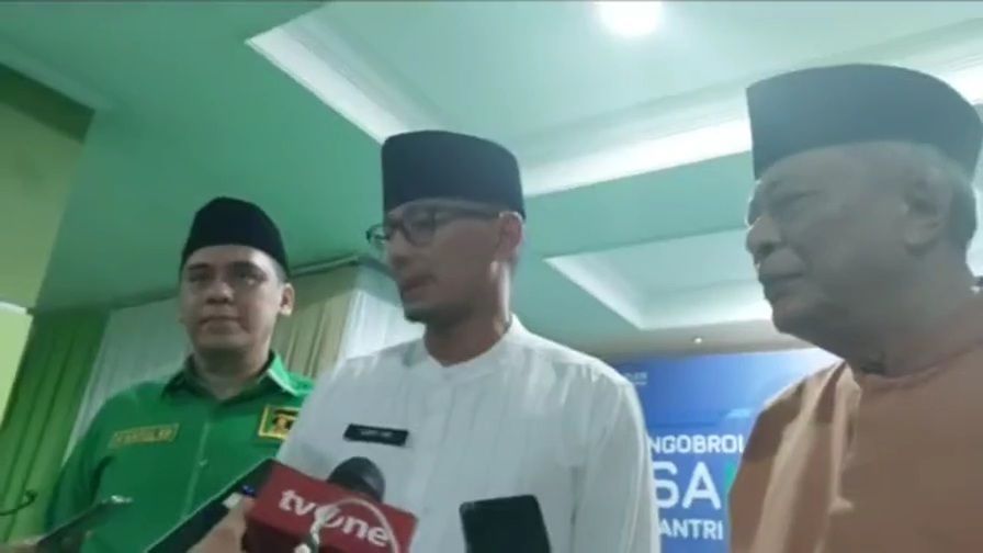 Sandiaga Uno Tanggapi Santai soal Pertemuan Ganjar-Erick: Bikin Suasana Politik Jadi Sejuk