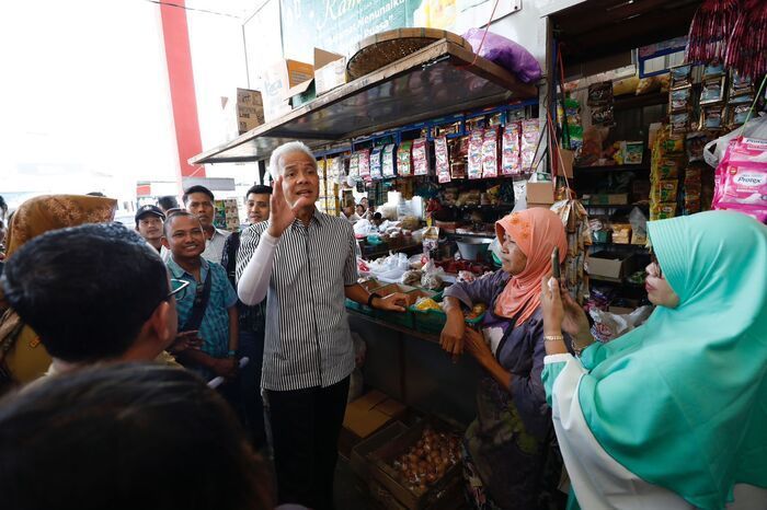 Revitalisasi Pasar Cuplik Sukoharjo, Ganjar Harap Kesejahteraan Pedagang Meningkat