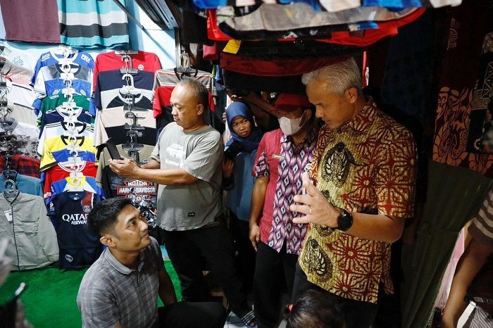Bikin Nyaman Pedagang, Ganjar Pranowo Revitalisasi 84 Pasar di Jateng