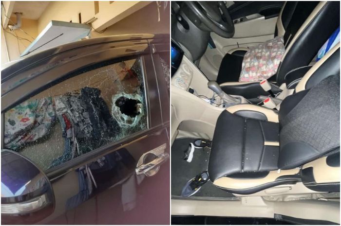 Sebuah Mobil Dilempar Batu sama OTK saat Melintas di Depok, Ibu dan Bayi Terluka