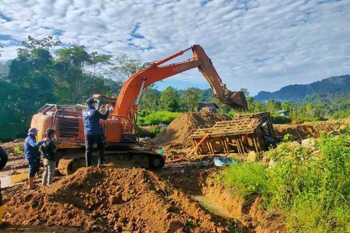 Polda Aceh Amankan 4 Terduga Penambang Emas Ilegal