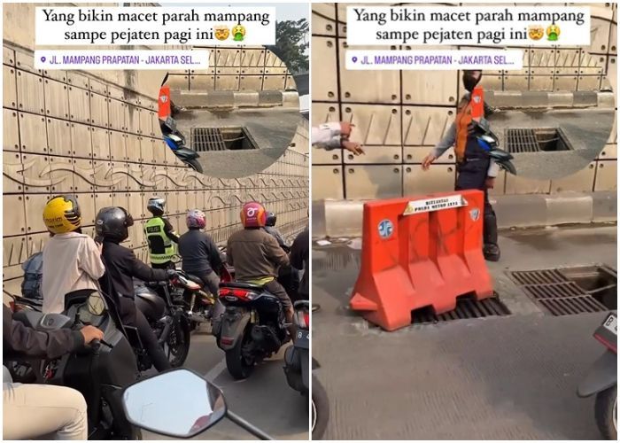 Viral Besi Gorong-gorong di Underpass Mampang Hilang, Polisi Bilang Digondol Maling