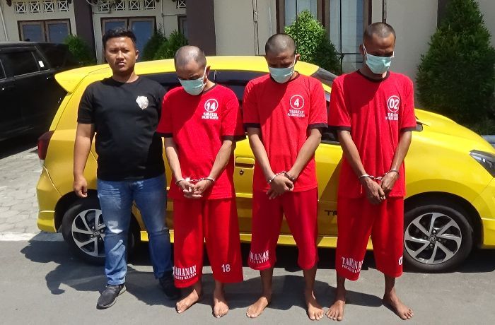 Nekat Mencuri 'Otak' Alat Berat Ekskavator, Tiga Pelaku Diringkus Polres Klaten!