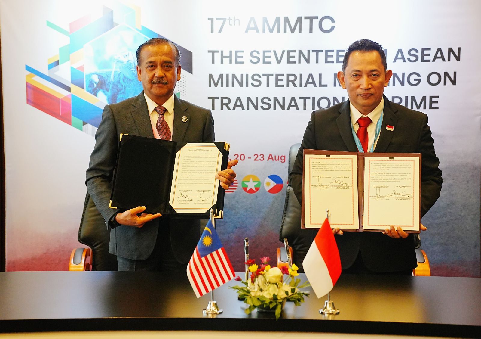 Kapolri Teken MoU dengan 6 Negara dalam AMMTC, Ini Daftar Negaranya