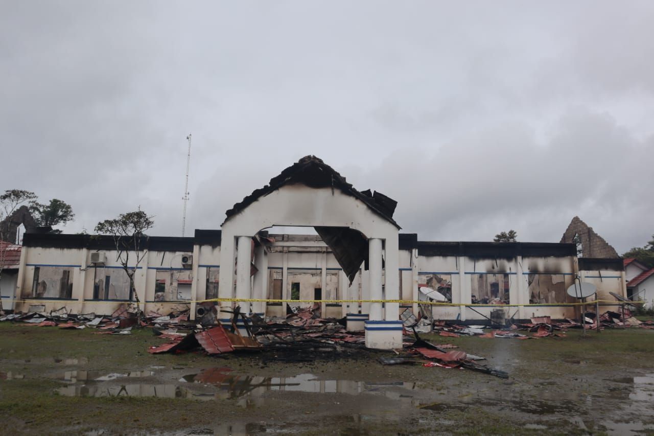 Polisi Kesulitan Usut Kebakaran Kantor Dinas Yahukimo Papua, Ini Penyebabnya!