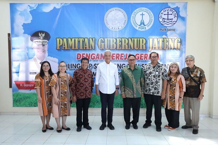 Bicara Kempimpian Ganjar, Perkumpulan Gereja di Jateng: Beliau Berkerja Sepenuh Hati