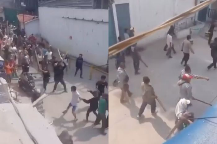 Viral Bentrok Antar Warga Pakai Balok Kayu di Penjaringan Jakut, Ternyata Ini Sebabnya