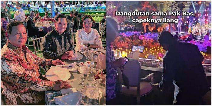 Momen Erick Thohir Nyanyi dan Dangdutan Bareng Prabowo hingga Pak Bas di Gala Dinner KTT ASEAN, Seru Abis!