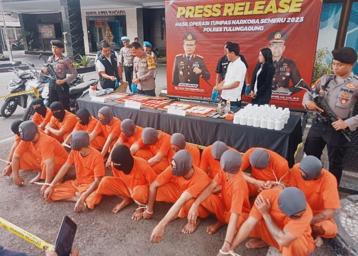 Belasan Pemuda di Tulungagung Jadi Kurir Narkoba Berujung Ditangkap Polisi, Dijanjikan Upah Ratusan Ribu