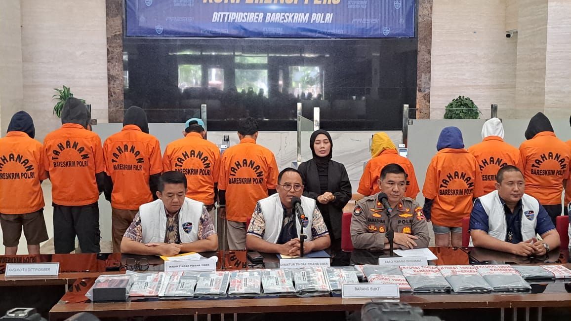 11 Pelaku Judi Online Ditangkap Bareskrim Polri di Denpasar Bali
