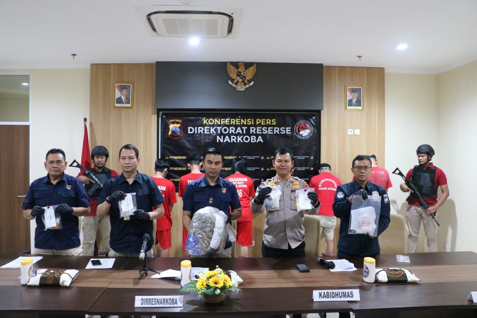 278 Tersangka Narkoba Ditangkap Polda Jateng dalam Waktu 1 Bulan