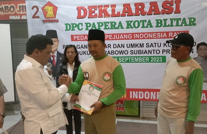 PAPERA Blitar Raya Deklarasi Dukung Prabowo Subianto Jadi Presiden 2024