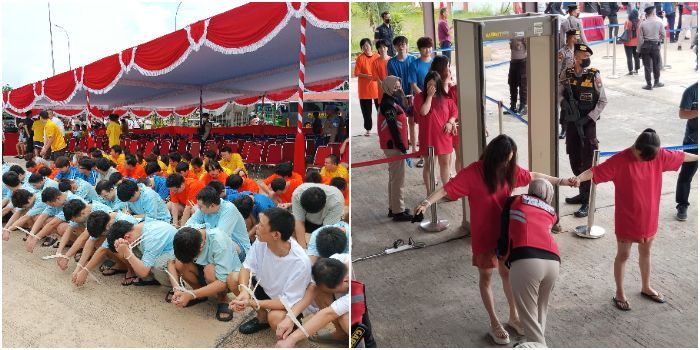Ratusan WNA China dan Vietnam Pelaku Love Scamming Dideportasi