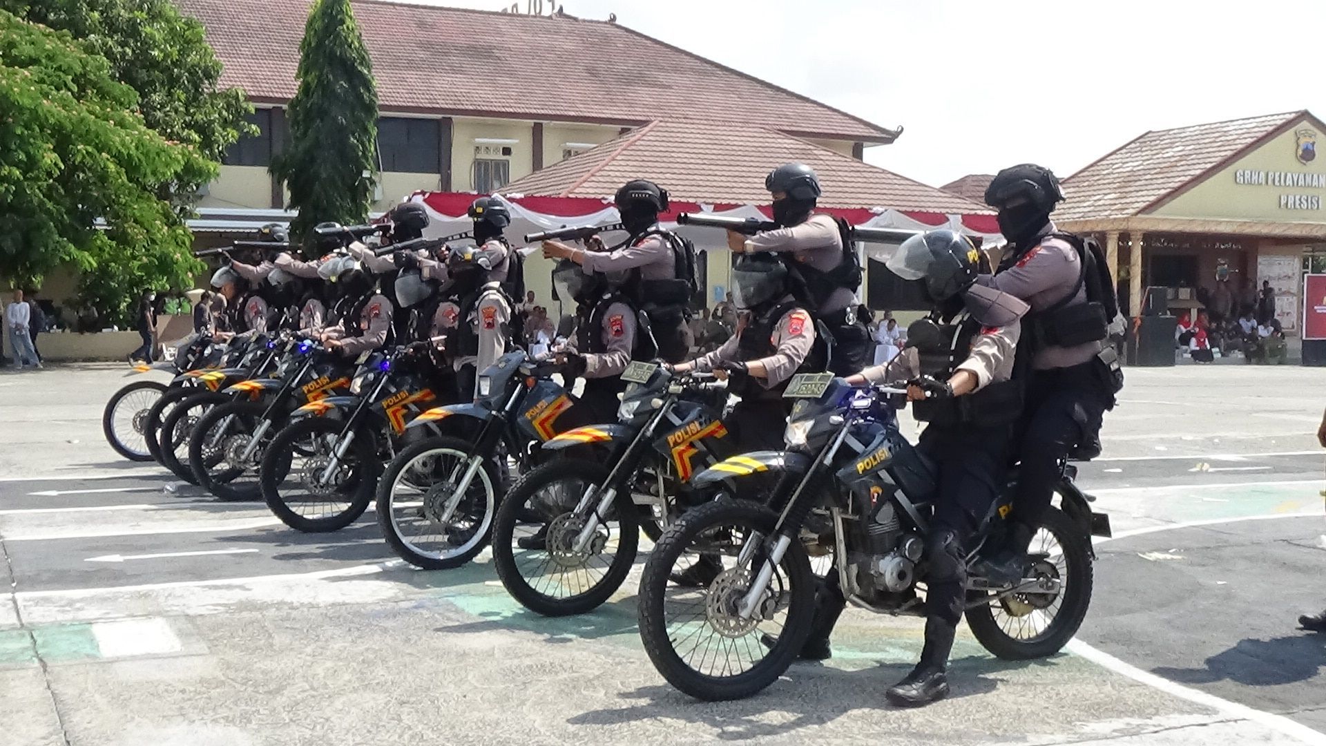 Pastikan Jalannya Pemilu Aman dan Lancar, Polres Klaten Gelar Sispamkota  