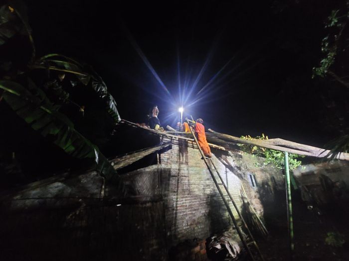Hujan Disertai Angin Kencang, 6 Pohon Tumbang dan 5 Rumah Warga Rusak