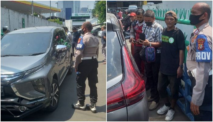 Merinding! Pemobil Mendadak Tewas saat Melintas di Tendean, Sempat Tabrak Pembatas Jalan