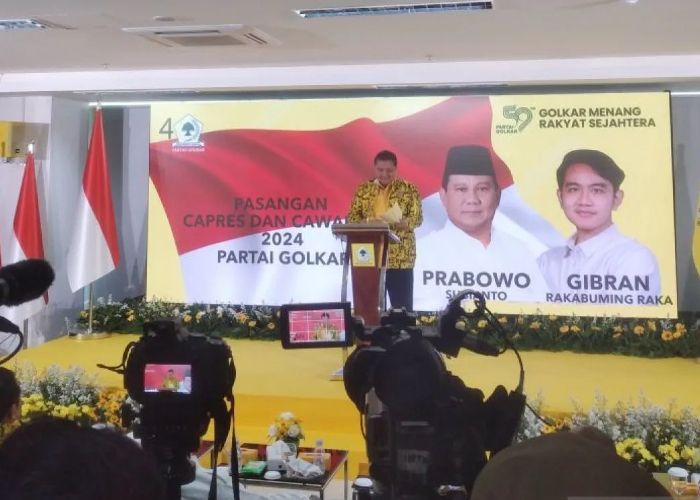 Gibran Diusung Golkar Jadi Cawapres Prabowo Subianto, Airlangga Hartato: Bismillah!