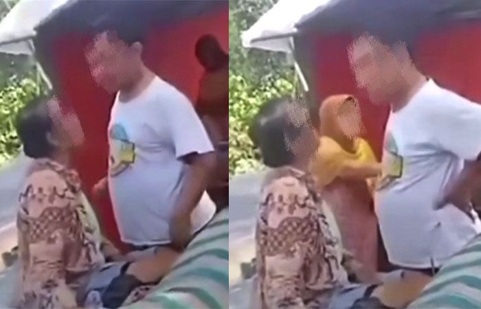 Viral! Pria Tega Tampar dan Ludahi Lansia di Grobogan