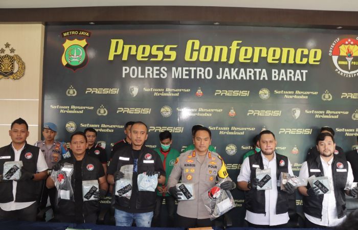 3 Pengedar Narkoba Jaringan Internasional Ditangkap Polres Jakbar, Nilai Jualnya Capai Rp25 M