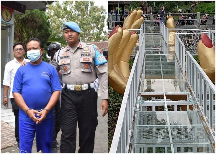 Pengelola Jembatan Kaca The Geong Banyumas Jadi Tersangka, Pakai Kaca Bekas hingga Tak Ada Uji Kelayakan