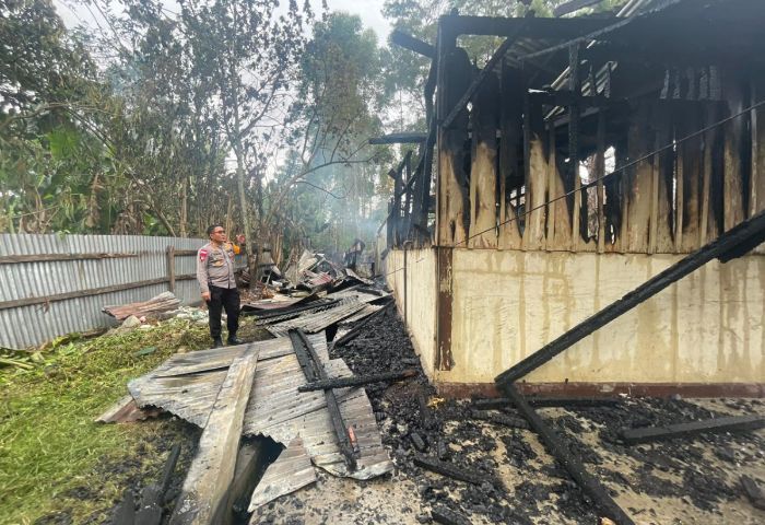 Dapur Komisi Penanggulangan AIDS di Papua Dilahap Si Jago Merah, Beruntung Tak Ada Korban