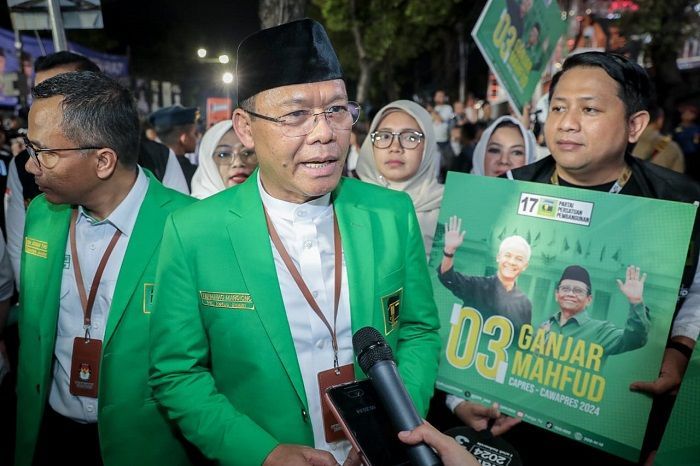 Ganjar-Mahfud Dapat Nomor Urut 3, Plt Ketum PPP Mardiono Sebut Isyarat Kemenangan