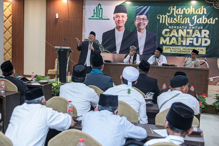 Ratusan Ulama dan Kiai Tasikmalaya Deklarasi Dukungan untuk Ganjar-Mahfud