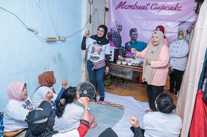 Mak Ganjar Kasih Pendidikan Politik ke Wilayah Padat Penduduk, Sosialisasikan Ganjar-Mahfud