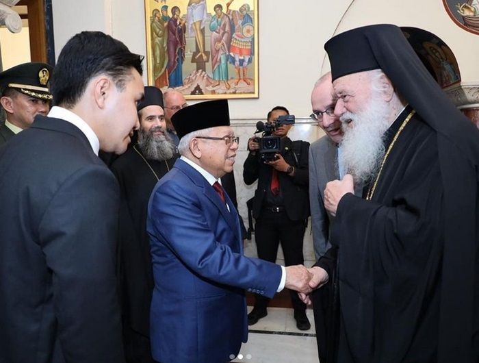 Israel Serang Gereja Ortodoks Yunani di Gaza, Wapres Ma'ruf Amin Ucapkan Belasungkawa