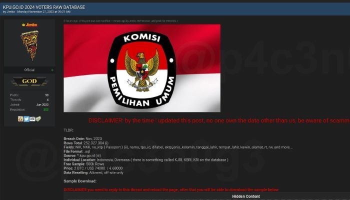 Kominfo Klaim Sudah Kirimkan Surat Permintaan Klarifikasi soal Dugaan Kebocoran Data KPU