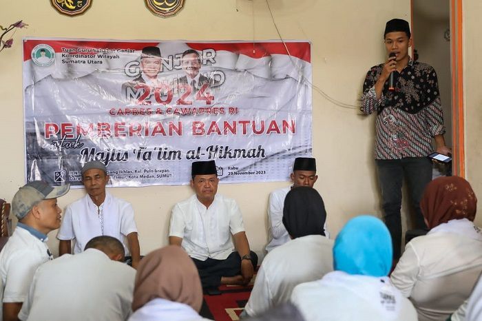 TGS dan Jemaah Majelis Taklim di Medan Gelar Doa Bersama untuk Kemenangan Ganjar-Mahfud