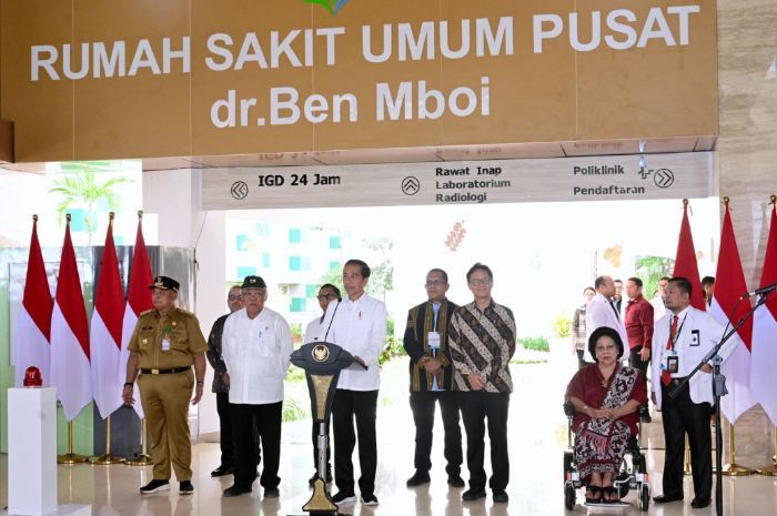 Presiden Jokowi Resmikan RSUP dr. Ben Mboi di Kupang NTT, RS Terbesar di Indonesia Timur