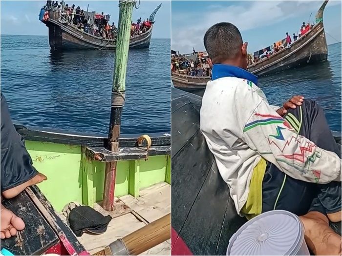 Viral Aksi Nelayan di Aceh Halau Kapal Pengungsi Rohingya