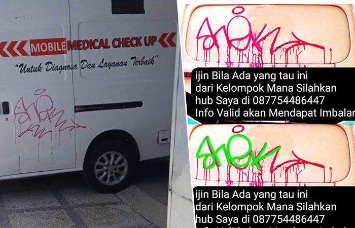 Bikin Geram! Sekelompok Pemuda di Malang Melakukan Aksi Vandalisme pada Mobil Ambulans