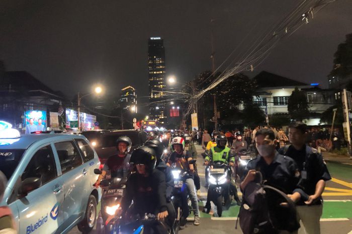 Debat Capres Dimulai, Lalin Sekitar KPU Mulai Padat